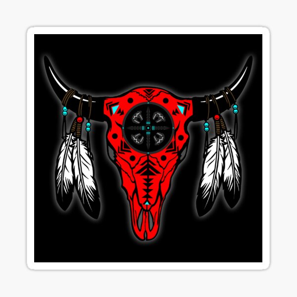 Vista previa del artículo con la obra «CALAVERA DE BÚFALO 2», diseñado y vendido por Garden Of Nightmares.