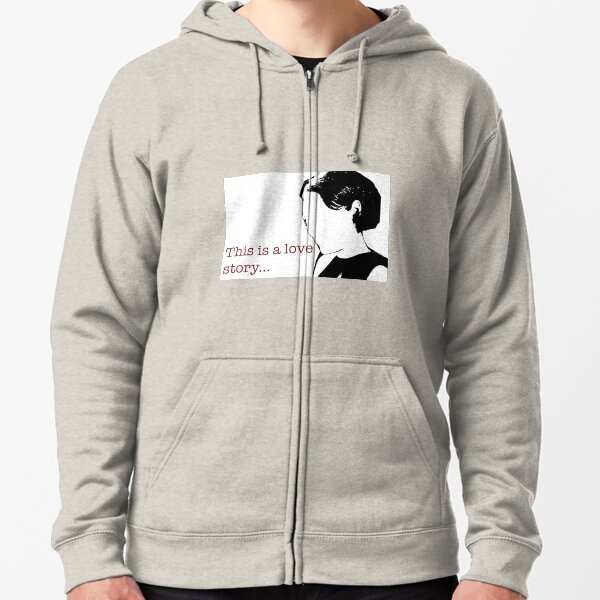 Fleabag Sticker - This is a love story Zipped Hoodie