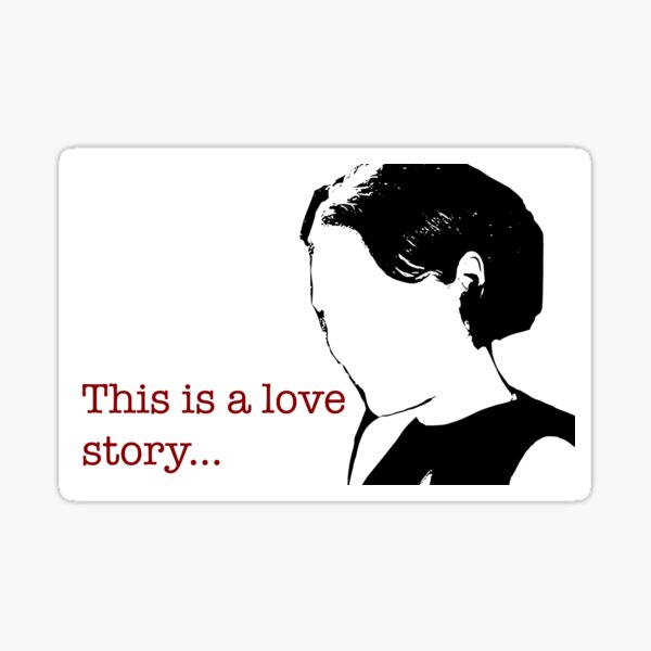 Item preview, Fleabag Sticker - This is a love story designed and sold by loveroftv.