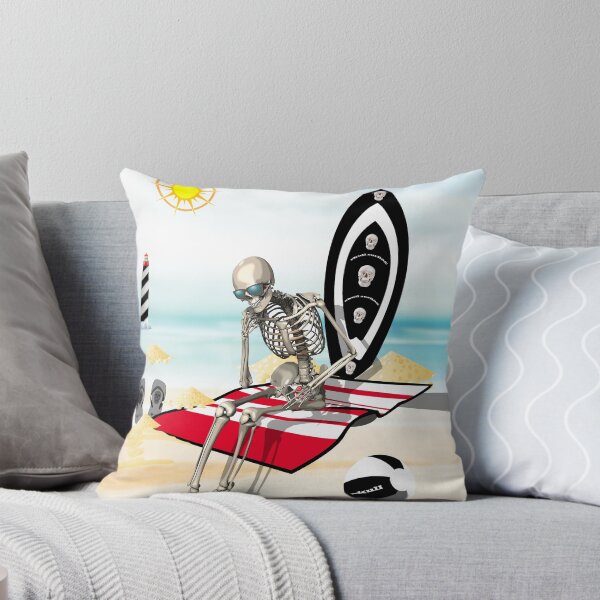 Item preview, The skeleton surfer on vacation designed and sold by Astralia.