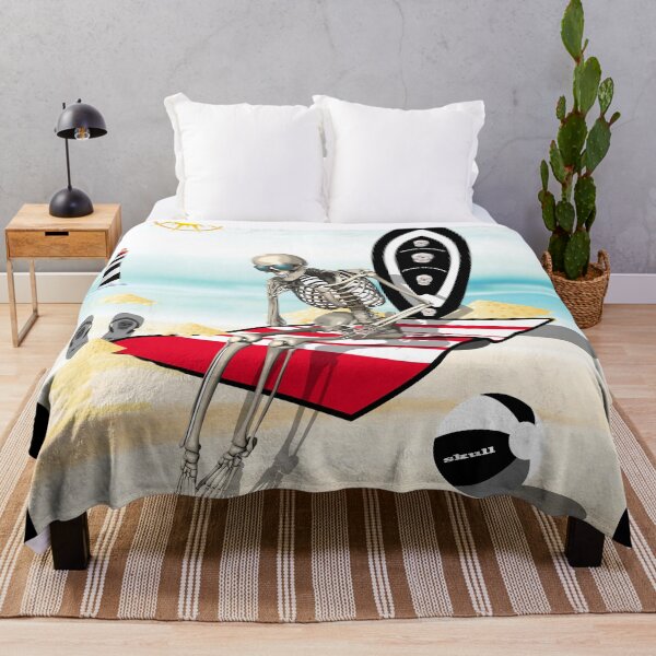 Item preview, The skeleton surfer on vacation designed and sold by Astralia.