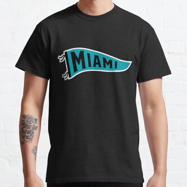 Men's Nike Black Miami Marlins Local Team Skyline T-Shirt Size: Small