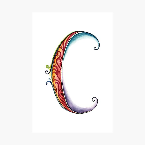 Item preview, The Letter C designed and sold by DalilaCasandra.