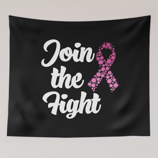 Item preview, Join The Fight Breast Cancer Awareness Pink Ribbon designed and sold by Bendthetrend.