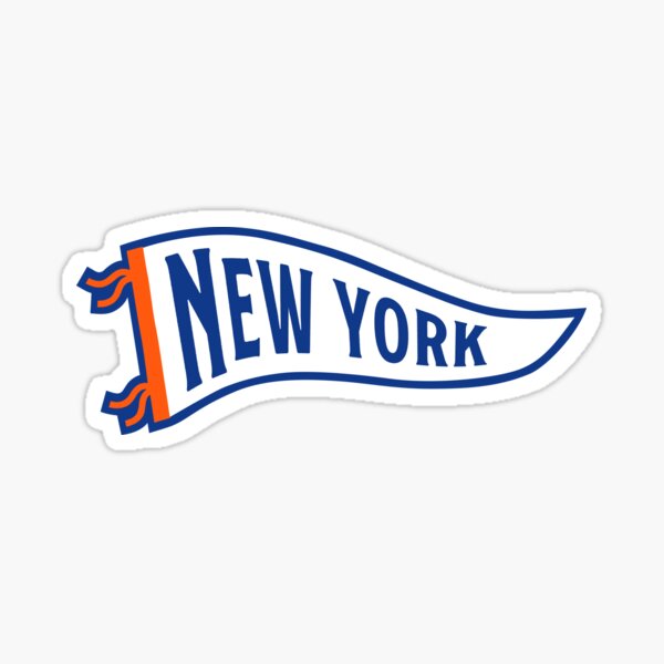 New York Pennant - Blue 1 Sticker