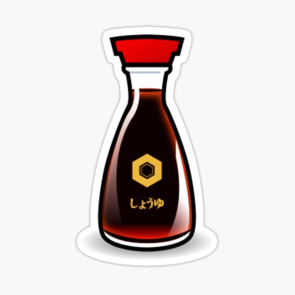 "soy sauce emoji" Sticker for Sale by Rain R Redbubble
