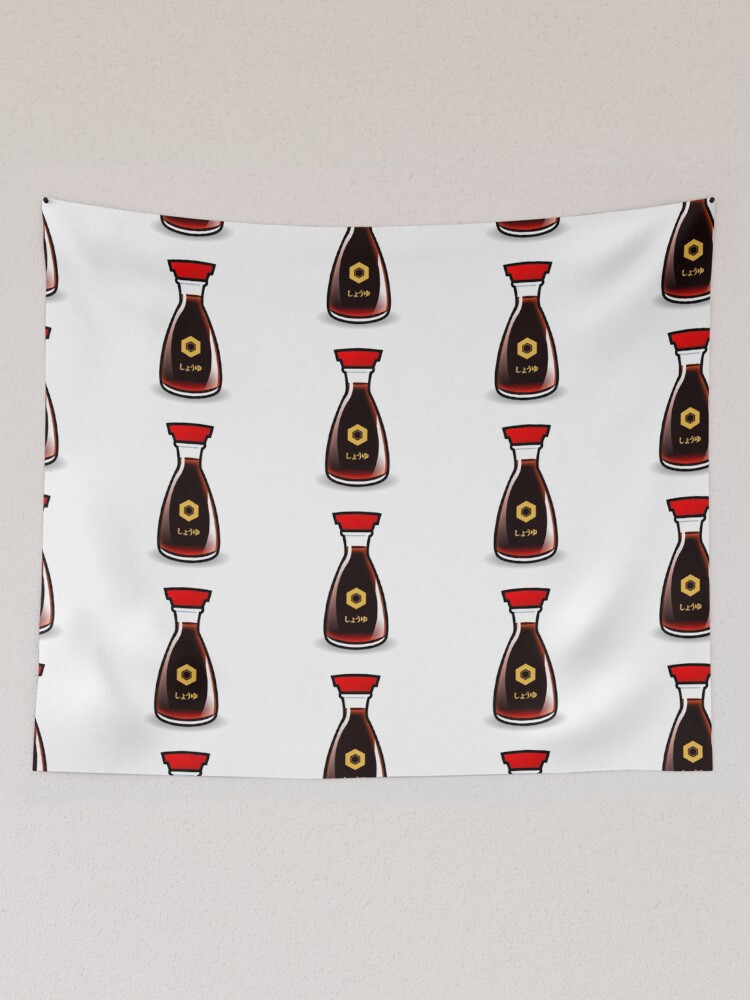 "soy sauce emoji" Tapestry for Sale by LORRAUN Redbubble