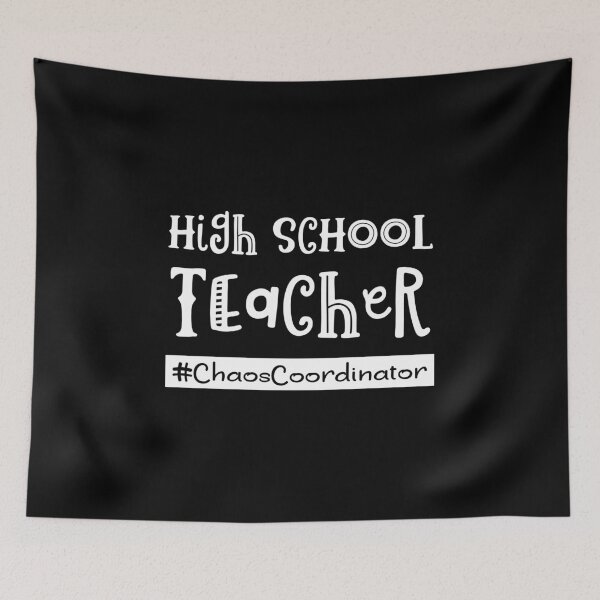 Item preview, High School Teacher Chaos Coordinator Teach Funny Quote Gift design designed and sold by CreatedByHeidi.
