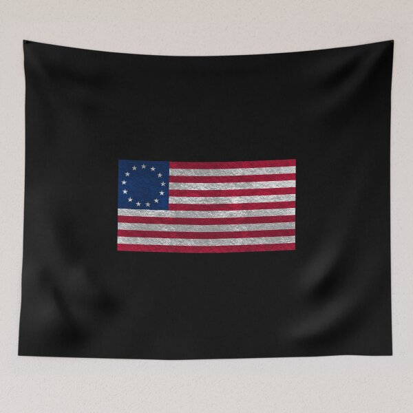 Item preview, Betsy Ross Flag Distressed Grunge Style design designed and sold by NoveltyMerch.