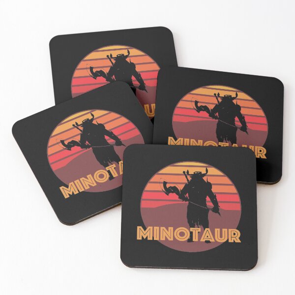 Item preview, Retro Vintage Minotaur Graphic Logo design designed and sold by NoveltyMerch.