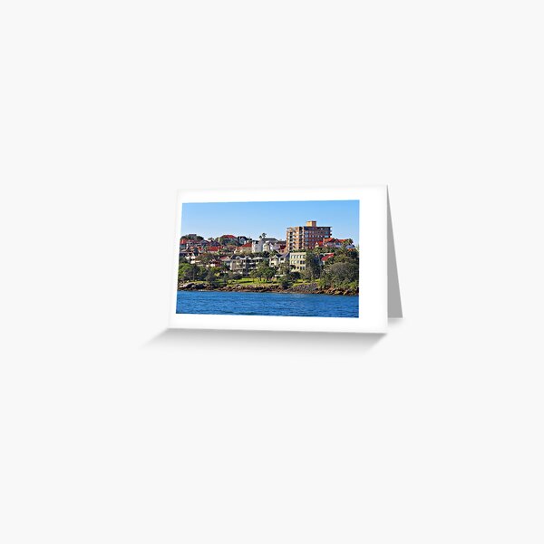 Harbour Homes, Sydney Greeting Card