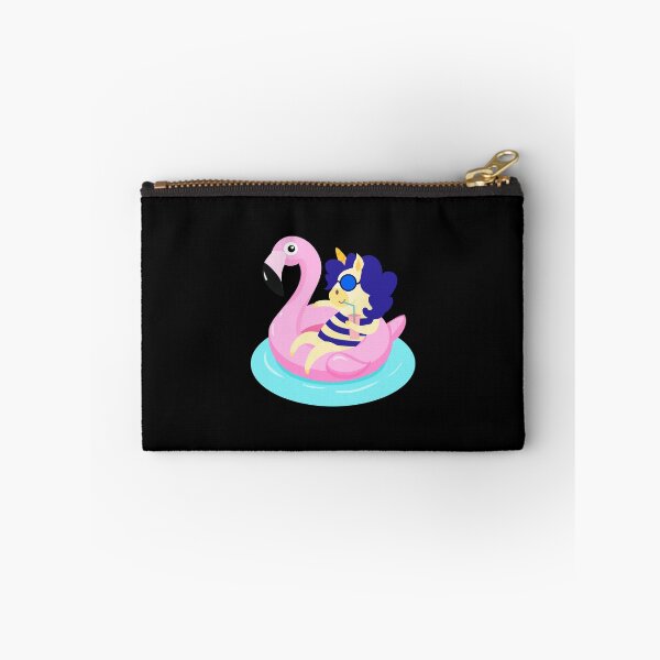 Item preview, Unicorn with Flamingo Pool Float  print designed and sold by NoveltyMerch.