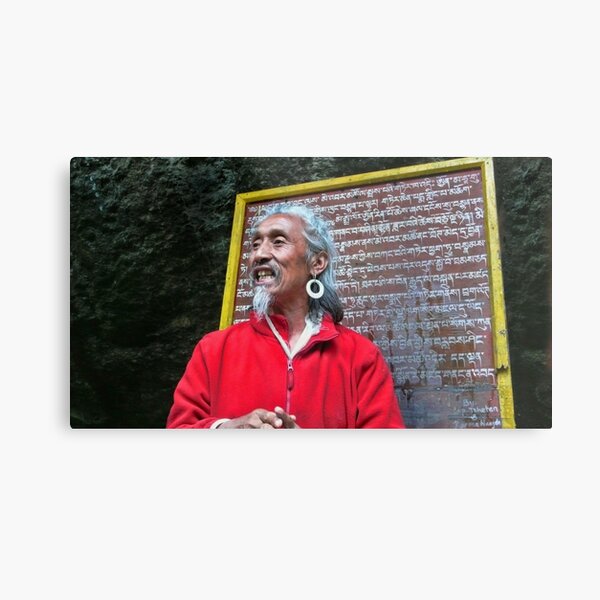 Lama guru Metal Print