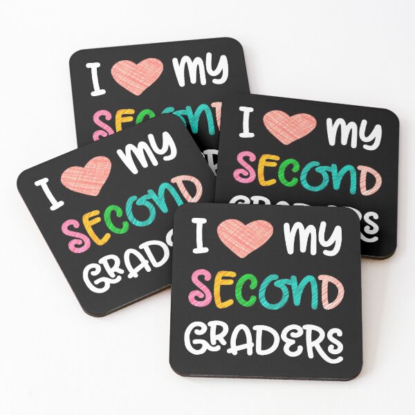Item preview, 2nd Grade Teacher Love Second Graders School Class Colorful design designed and sold by CreatedByHeidi.