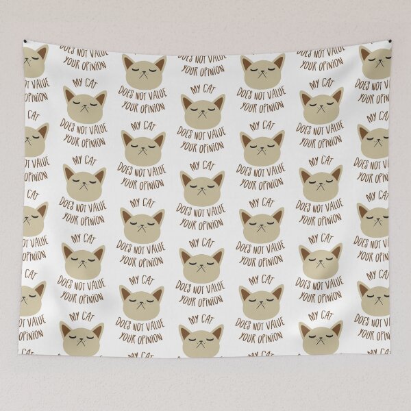 Item preview, My cat does not value your opinion designed and sold by jazzydevil.