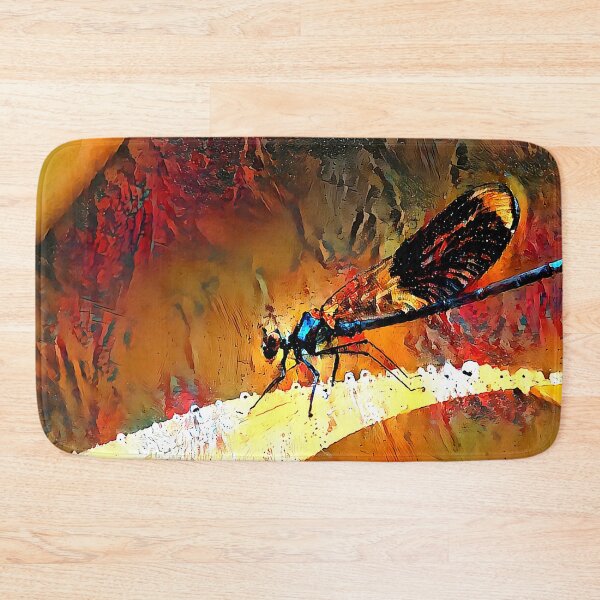 Item preview, Splattered Portrait of an Autumn Dragonfly designed and sold by Alyxandre.