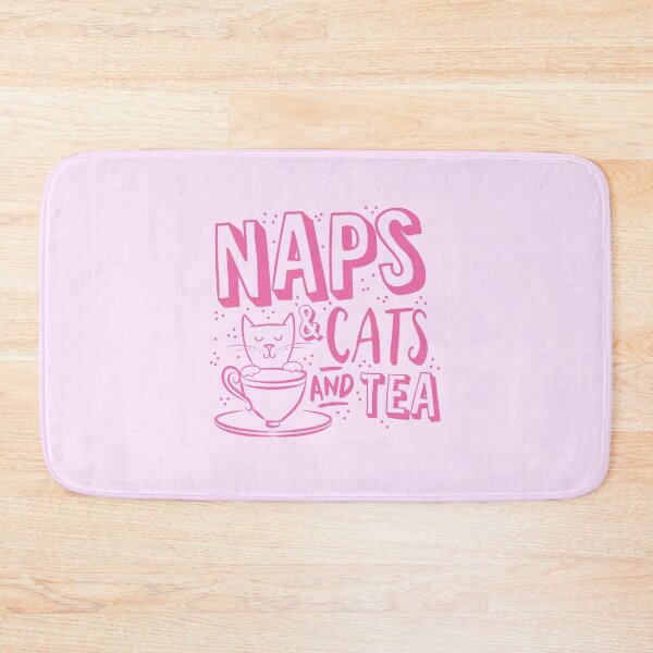 Item preview, Naps and cats and TEA (in pink) designed and sold by jazzydevil.