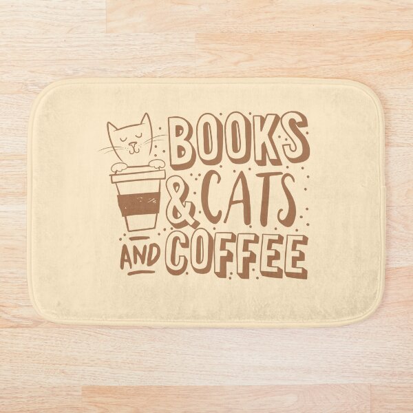 Item preview, BOOKS and CATS and COFFEE designed and sold by jazzydevil.