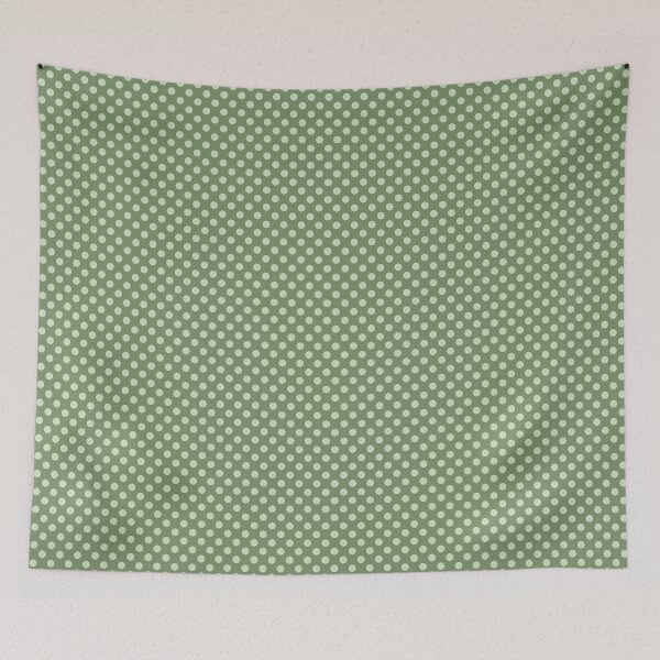 Item preview, Green polka dots pattern designed and sold by TheaDesign.