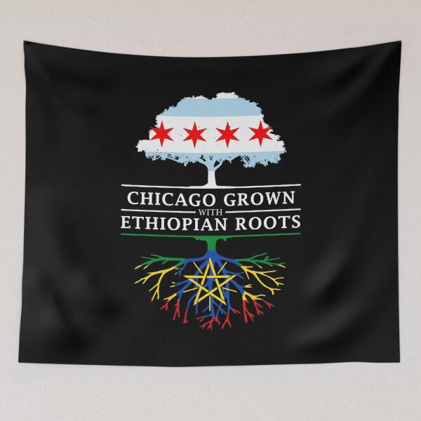 Item preview, Chicago Grown with Ethiopian Roots designed and sold by ockshirts.