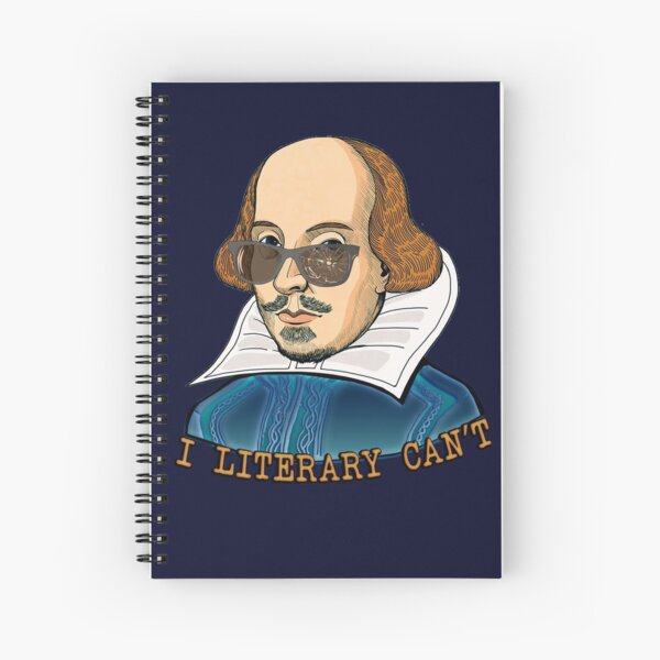 I Literary Can’t Spiral Notebook