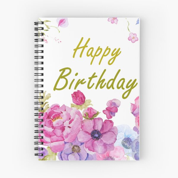 Item preview, birthday wish with beautiful flowers  designed and sold by SelenePaintings .