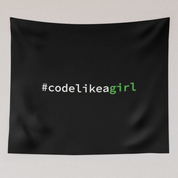 Item preview, Code Like A Girl designed and sold by Bruno King.