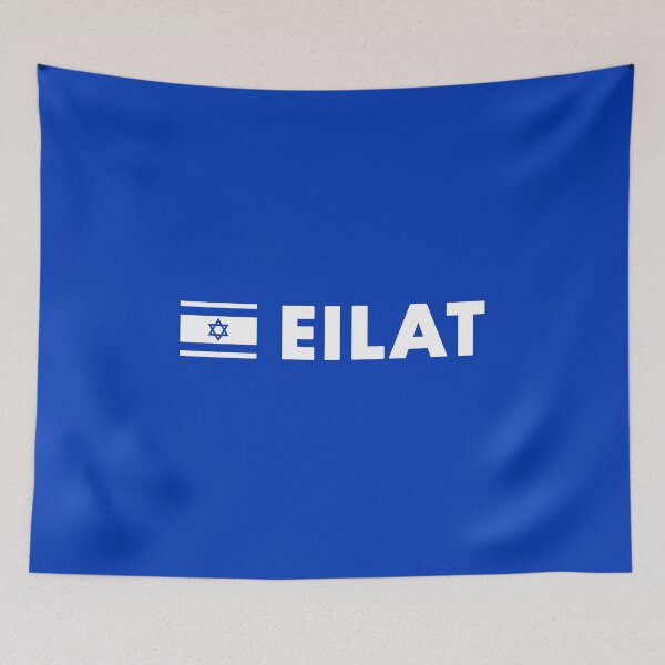 Item preview, Eilat Israel Flag designed and sold by lukassfr.