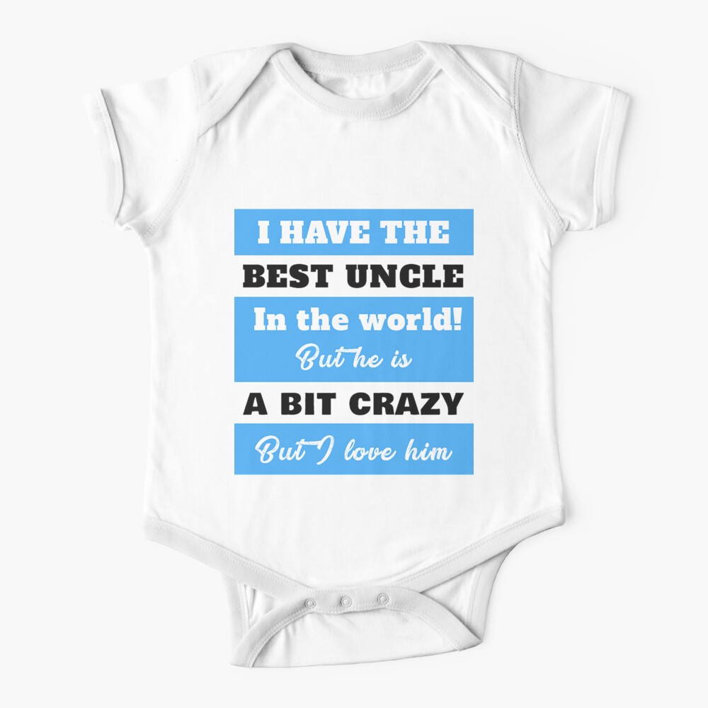 best uncle ever baby clothes