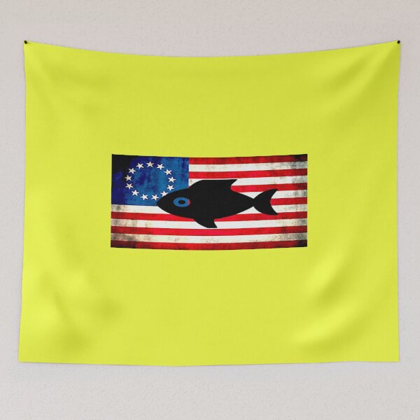 Item preview, Funny Fish Betsy Ross American Flag shirt men Women Gift designed and sold by Sarah38.