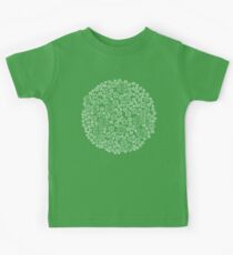 White MTB Pedals Kids Tee
