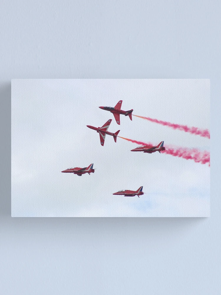 Thumbnail 1 of 3, Canvas Print, Red Arrows designed and sold by Rees Adams.