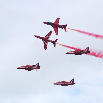 Artwork thumbnail, Red Arrows by Rees Adams