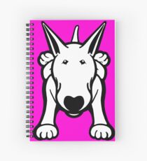 Aktualisierte englische Bullterrier Sprawl Spiralblock
