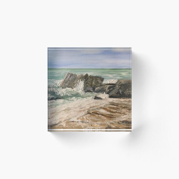 Item preview, New Quay Beach West Wales designed and sold by Robert Petcher Art.