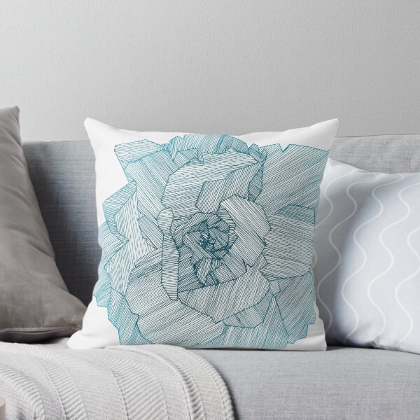 Item preview, Linear Rose (Teal Edition) designed and sold by Lacy Snider.