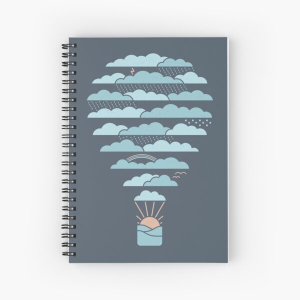 Weather Balloon Spiral Notebook