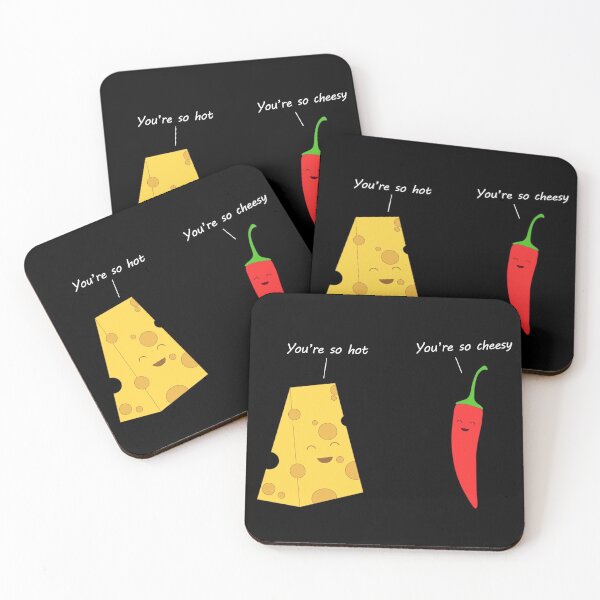 Item preview, Hot and cheesy pun designed and sold by mrhighsky.