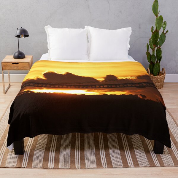 Item preview, Dramatic sunset with clouds and bridge designed and sold by Anna Lemos.