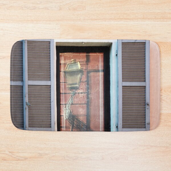 Item preview, Street lamp reflection on a window's glass designed and sold by Anna Lemos.