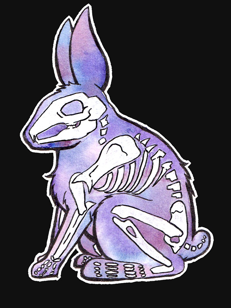 skeleton bunny plush