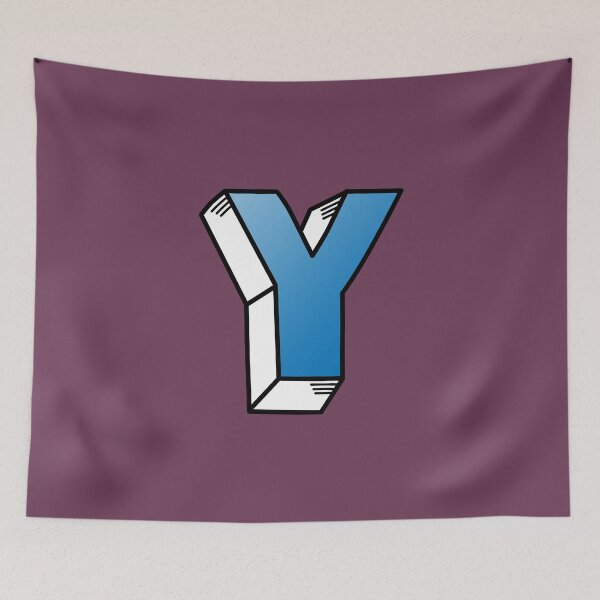 Item preview, The Letter Y - Blue designed and sold by FinlayMcNevin.