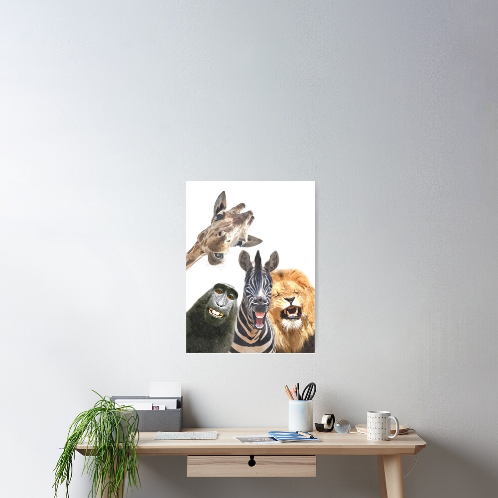 Jungle Animal Friends Poster