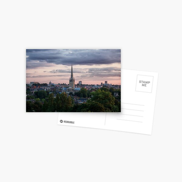 Norwich City Skyline Postcard