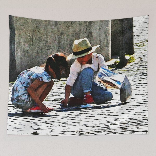 Item preview, Children Playing designed and sold by Anna Lemos.
