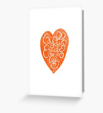 You make me happy Greeting Card