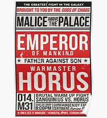 Malice Above The Palace Poster