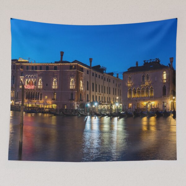 Item preview, Silky Nightfall on the Grand Canal - Canalazzo Venice Italy designed and sold by Georgia Mizuleva.