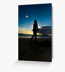 Slowmotion Sunset Greeting Card