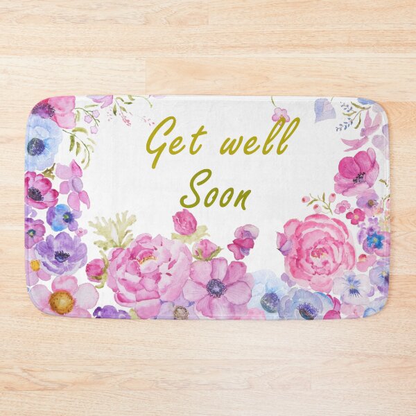 Item preview, get well soon card beautiful flowers cards designed and sold by ColorandColor.